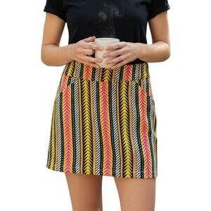 KOSHKA MASHKA PARIS‎ Vibrant Mini Skirt Pockets Worn Once Size 40/8